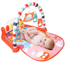 Baby Spielmatte mit Musik & Spielzeug | 3-in-1 Activity Gym für Neugeborene & Kleinkind - weich, tragbar & Entwicklungsspiel von 0-18 Monaten