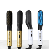 GroomFlex - Elektrischer Kamm und Haarstyler mit Ionisierung & Einstellbare Hitze für Bart und Haar