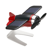 Solarbetriebener Mini-Autolufterfrischer & Home - Dekorativ im Flugzeugdesign, Luftreinigend & Energieeffizient