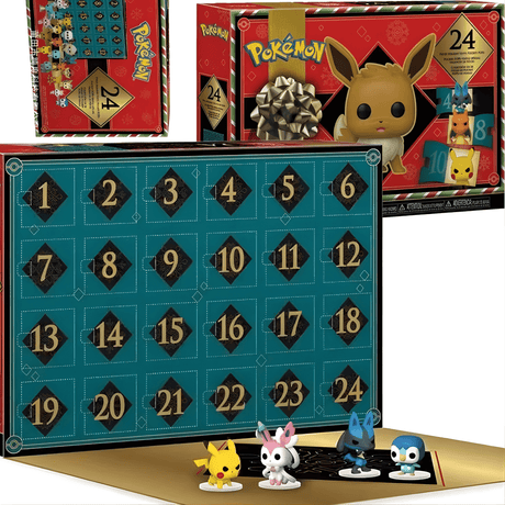 PokéMyst - Poke 24-Tage-Adventskalender mit Mystery Pocket Pops für Sammler und Kinder