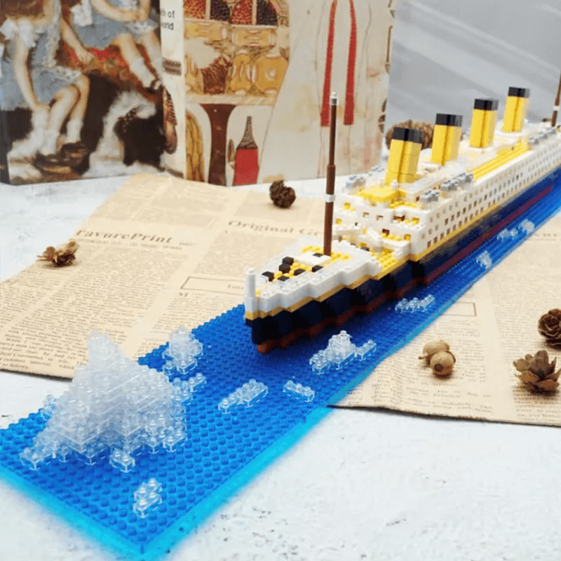DIY Titanic 3D Bauklötze - 1860 Stück Schiffsmodell