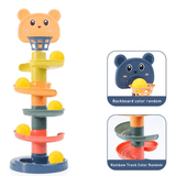 Montessori Ball Slide für Kinder | Educational Kit mit farbigen Ringen - Sensory Play & Early Development 3m+