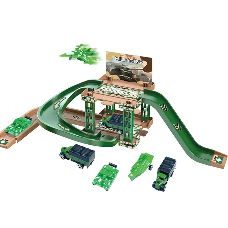 Car Park Toy Set - Freie Montage mit mehreren Spielzeugautos und verschiedenen Stilen