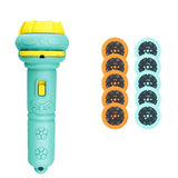 Pädagogische Projektor-Taschenlampe - Magisches Spielzeug für Schlafenszeit und Fantasie