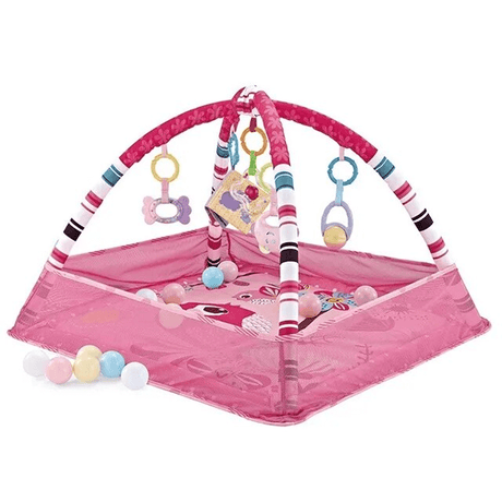 Babymatte mit Zaun und Spielfunktionen - lehrreiche und sichere Babymatte