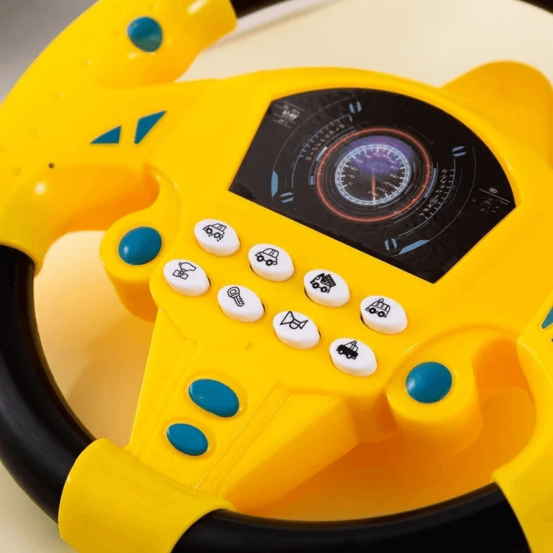 Simulation Lenkrad für Kinder - Interaktives Auto-Lenkrad mit Sound und Musik