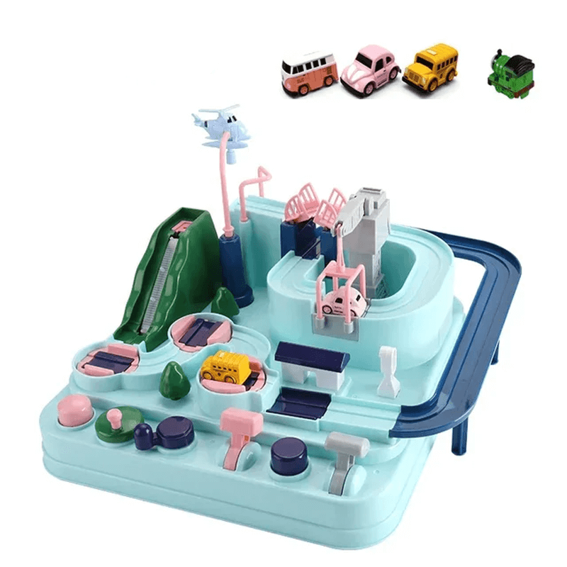 Batteriefreies Rennbahnmodell - Interaktiv und stoßfest aus ABS