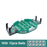 Tischfußballspiele für Kinder & Erwachsene - Mini-Fußballspiel aus Holz & ABS | Interaktives 2-in-1-Brettspiel für 2-4 Spieler