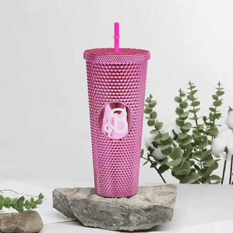 Wiederverwendbarer Becher mit Strohhalm 710ml