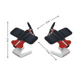 Solarbetriebener Mini-Autolufterfrischer & Home - Dekorativ im Flugzeugdesign, Luftreinigend & Energieeffizient