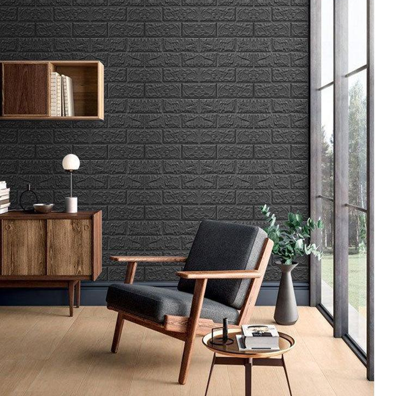 THOMAS - Selbstklebende Wandpaneele 3D | Schaumtapete für kreative Raumgestaltung