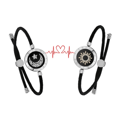 Sonne und Mond Liebesarmband - Vibrationsarmband