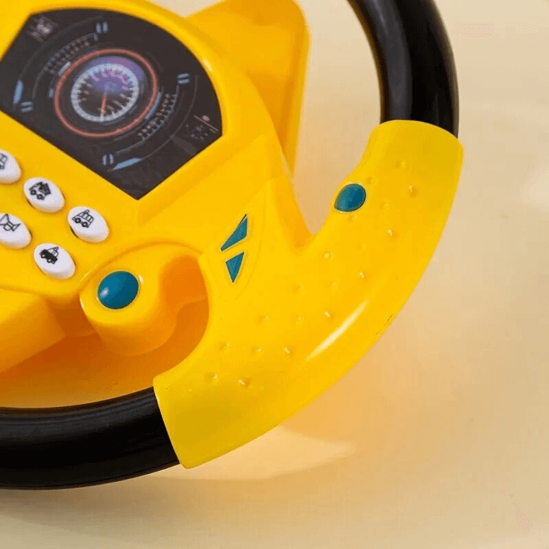 Simulation Lenkrad für Kinder - Interaktives Auto-Lenkrad mit Sound und Musik