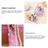 Druck Pop Bubble Bag - Silikon Fidget Handtasche für Kinder mit Sensory Play