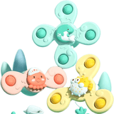 Baby Spinner Spielzeug mit Saugeffekt - Stimuliert die sensorische und kognitive Entwicklung