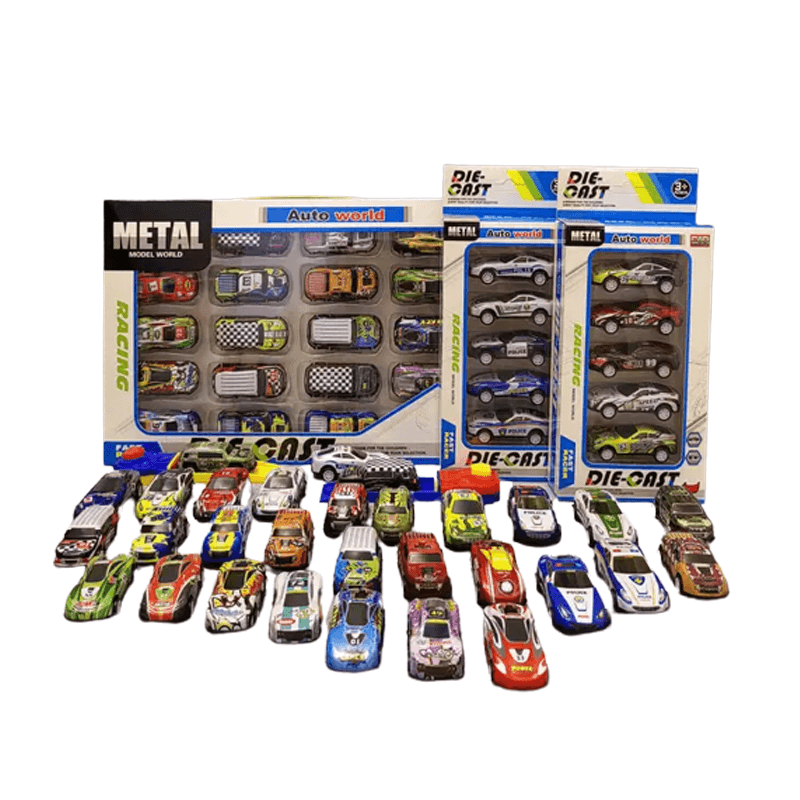 Mini-Rennwagen-Set für Kinder - robuste Konstruktion und Federung