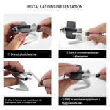 Solarbetriebener Mini-Autolufterfrischer & Home - Dekorativ im Flugzeugdesign, Luftreinigend & Energieeffizient