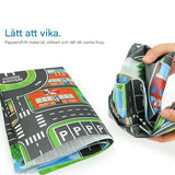 Urban inspirierte Spielmatte - Roadmap Poster für kreatives und pädagogisches Spielen