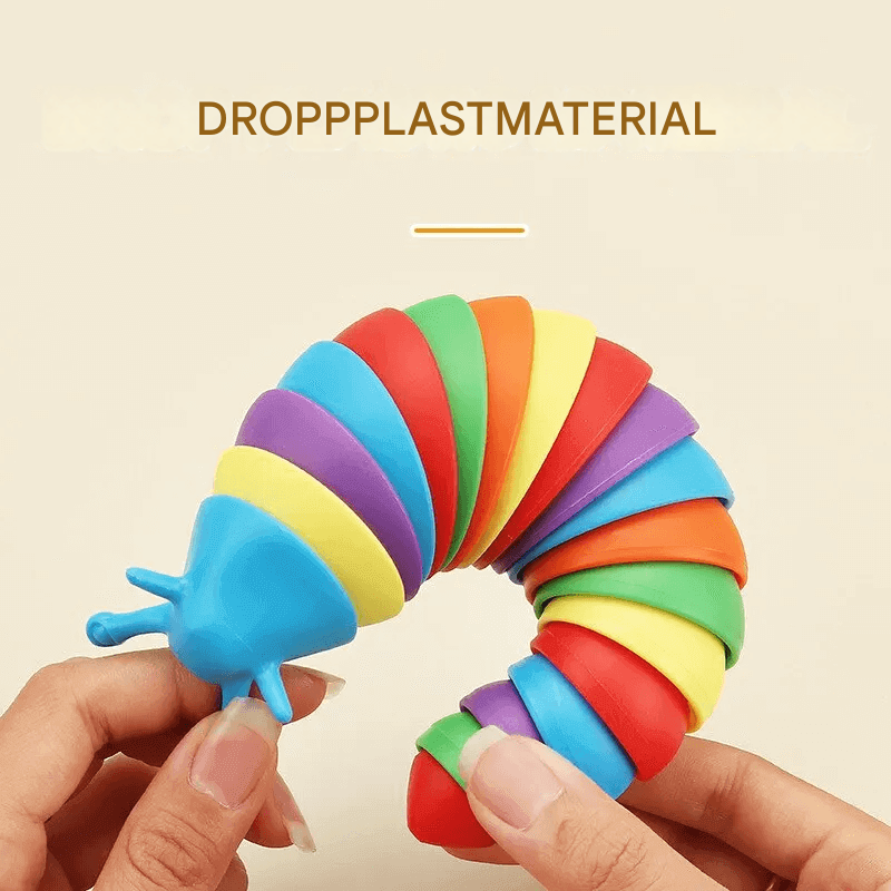 3D Bunte Schnecke Anti-Stress Spielzeug - Kreative und entspannende Aktivität