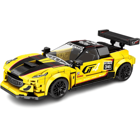 Sportwagen-Bauklötze für Kinder - Realistische Rennwagen DIY-Set