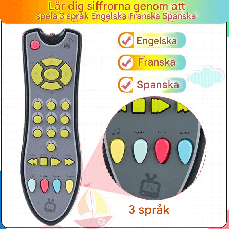 Babyspielzeug TV-Fernbedienung - Musikalisch & Lehrreich für Babies