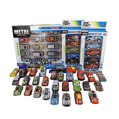 Mini-Rennwagen-Set für Kinder - robuste Konstruktion und Federung