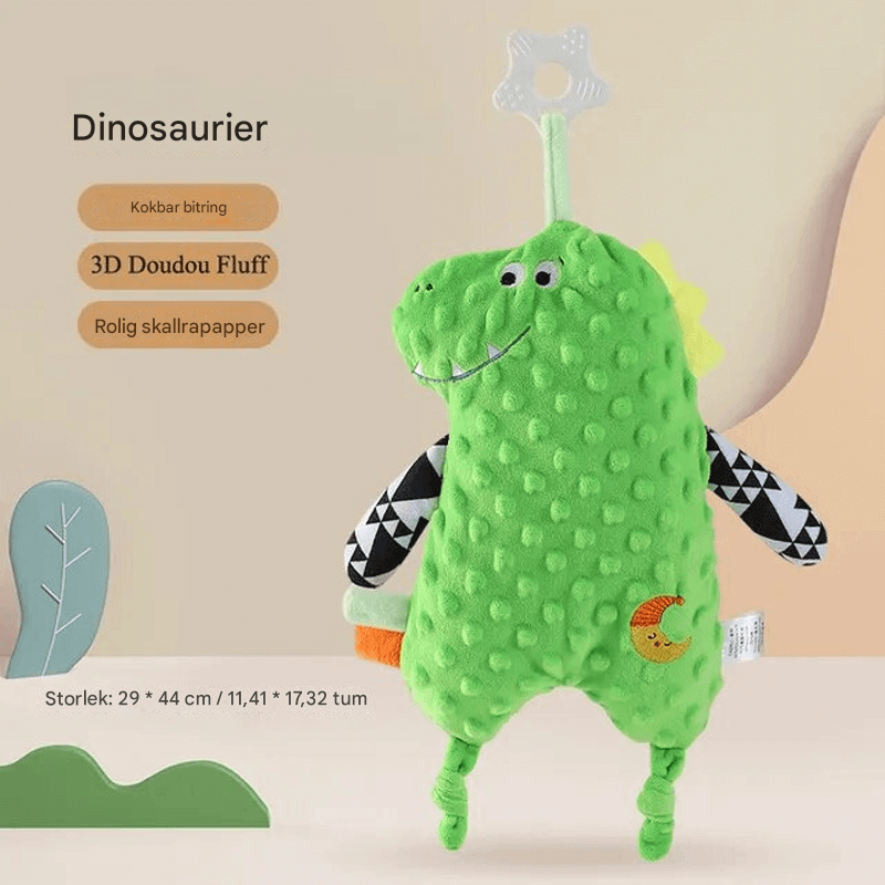 Schlafendes Baby-Kuscheltier - Kuscheliges und waschmaschinenfestes Plüschtier