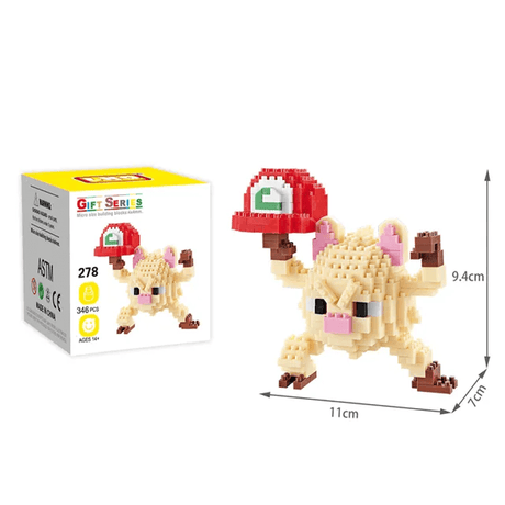 Poke Character Nanoblocks Anime-Bausteine