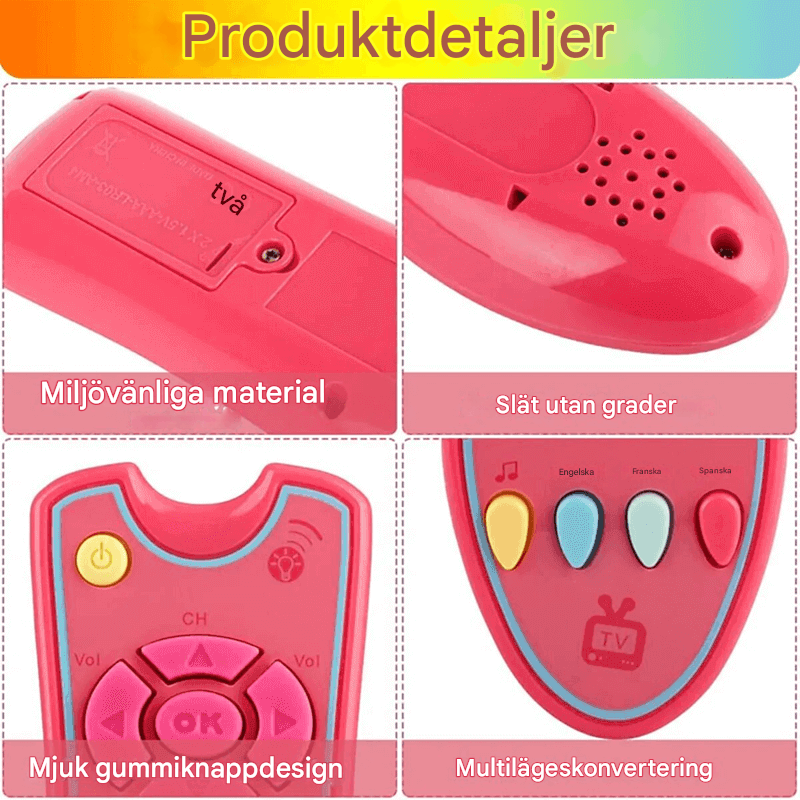 Babyspielzeug TV-Fernbedienung - Musikalisch & Lehrreich für Babies