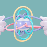 Zahnfreundliches Babyspielzeug - Rassel und Kauknochen aus Silikon