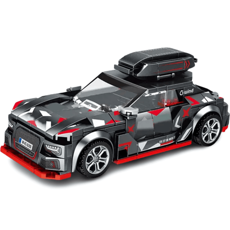 Sportwagen-Bauklötze für Kinder - Realistische Rennwagen DIY-Set