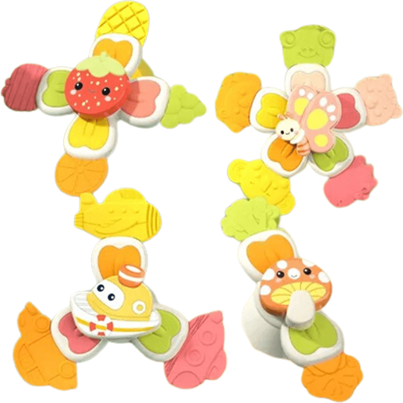 Baby Spinner Spielzeug mit Saugeffekt - Stimuliert die sensorische und kognitive Entwicklung