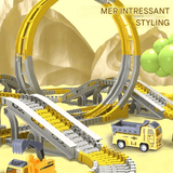 Engineering Car Track - Konstruierbare Rennstrecke mit Mini-Engineering Cars für Kinder