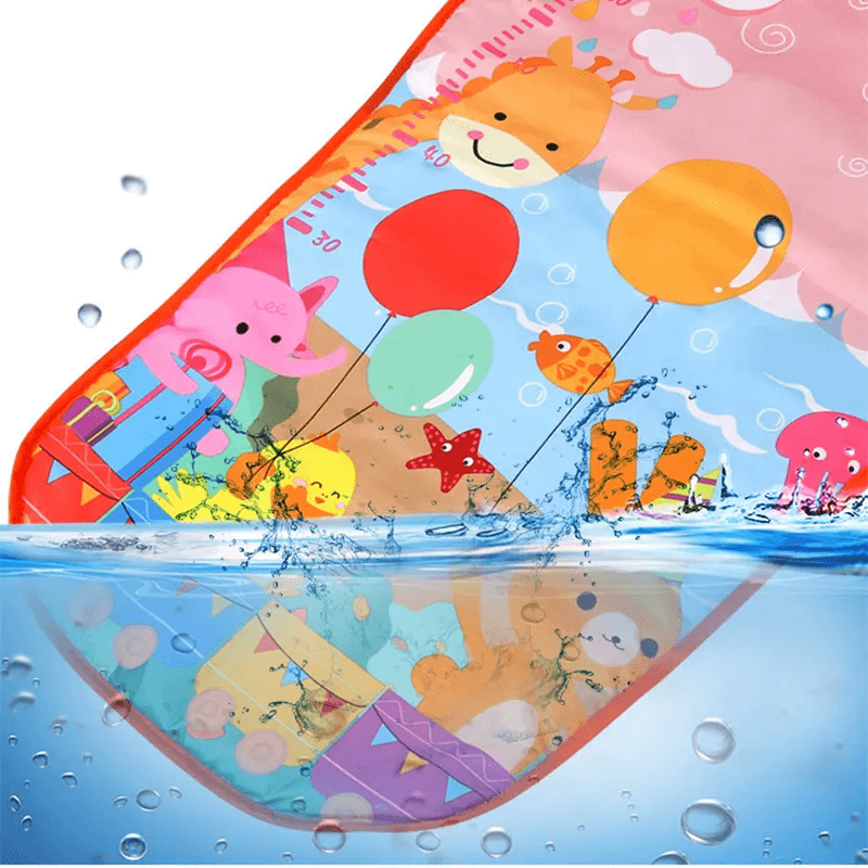 Baby Spielmatte mit Musik & Spielzeug | 3-in-1 Activity Gym für Neugeborene & Kleinkind - weich, tragbar & Entwicklungsspiel von 0-18 Monaten