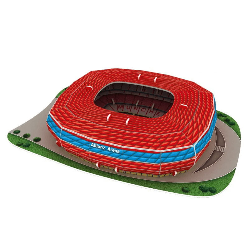 Miniatur-Fußballfeld 3D-Puzzle - Realistisches Stadion, pädagogisches & Spaßspielzeug