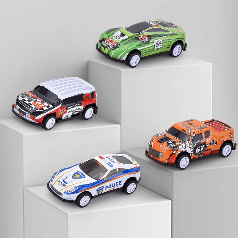 Mini-Rennwagen-Set für Kinder - robuste Konstruktion und Federung