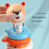 Pyramide Turm Stapeln Spielzeug für Babys - Entwicklung der Feinmotorik und kreatives Spiel