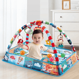 Babymatte mit Zaun und Spielfunktionen - lehrreiche und sichere Babymatte