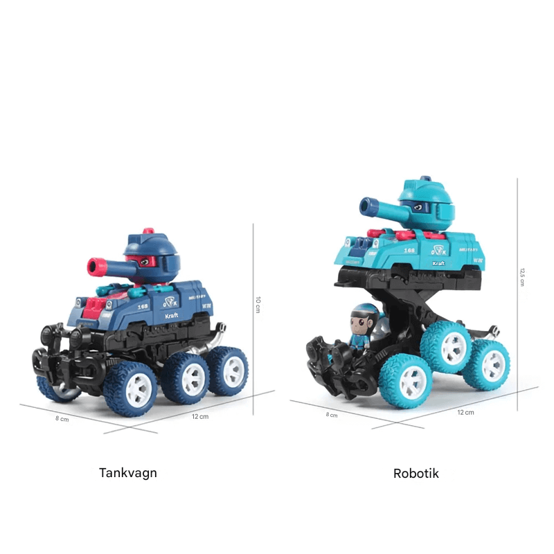 Mini-Panzer Spielzeug - Sechsrädriger, gleitender und geräuschloser Mini-Panzer für die Fantasie der Kinder