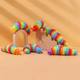 3D Bunte Schnecke Anti-Stress Spielzeug - Kreative und entspannende Aktivität