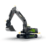 Baufahrzeug Spielzeug 1:50 - Nachgebildeter Bagger, Kran und LKW mit beweglichen Gelenken