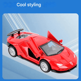 Diecast Sports Car Model Toy - Mini-Rennwagen mit klappbarer Struktur