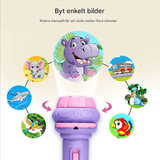 Pädagogische Projektor-Taschenlampe - Magisches Spielzeug für Schlafenszeit und Fantasie