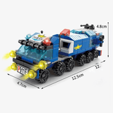 Intelligence Building 6 in 1 Bauklötze - Feuerwehrauto, Polizeiauto und Technikfahrzeug