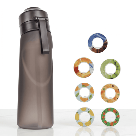 Air Wasserflasche mit Duftringen 7 Kapseln 650ml