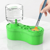 ClearRinse – Automatischer Pinselreiniger mit Wasserumwälzung und Entleerungsknopf – Tragbares Reinigungsgerät