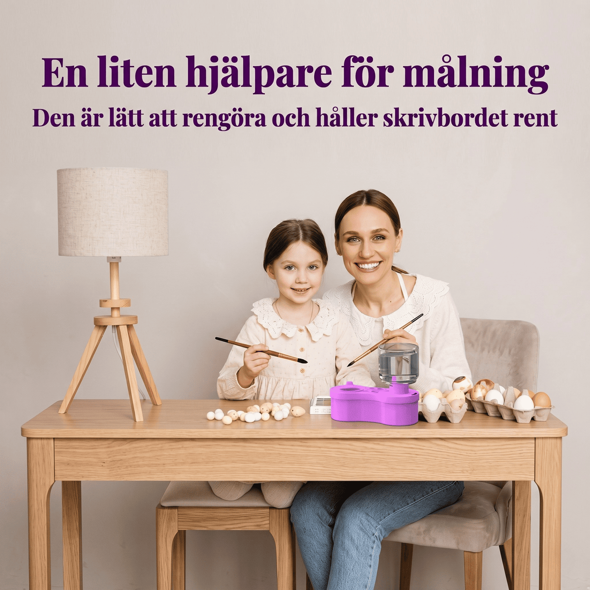 ClearRinse – Automatischer Pinselreiniger mit Wasserumwälzung und Entleerungsknopf – Tragbares Reinigungsgerät