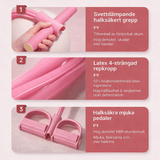 FlexPulse – Pedalbasiertes Trainingsgerät mit Widerstandsband für Dehnübungen, Bauch-, Bein-, Arm- und Ganzkörpertraining