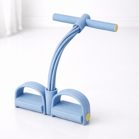 FlexPulse – Pedalbasiertes Trainingsgerät mit Widerstandsband für Dehnübungen, Bauch-, Bein-, Arm- und Ganzkörpertraining