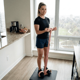 FlexPulse – Pedalbasiertes Trainingsgerät mit Widerstandsband für Dehnübungen, Bauch-, Bein-, Arm- und Ganzkörpertraining